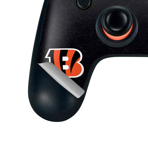 NFL Cincinnati Bengals - Distressed Google Stadia Controller Skin
